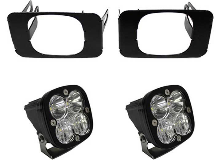 Baja Designs Squadron Sport Fog Pocket Light Kit (Clear - Wide Cornering) Baja Designs