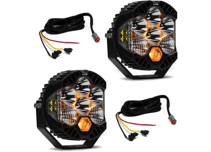 Baja Designs Jeep JL/JT LP6 Pro Bumper Light Kit (Upfitter)