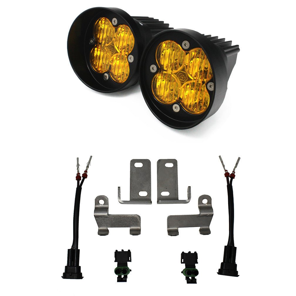 Baja Designs Squadron-R Sport Fog Pocket Light Kit (Amber, Wide Cornering)