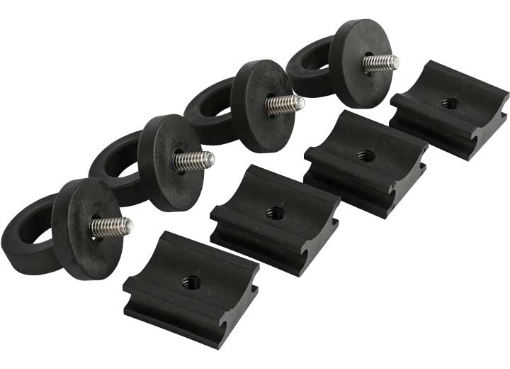 Ultimate 4-Piece Heavy-Duty D-Ring Cargo Tie-Down Kit for Safe Truck Bed Transport – 1000 lbs Capacity Slide System
