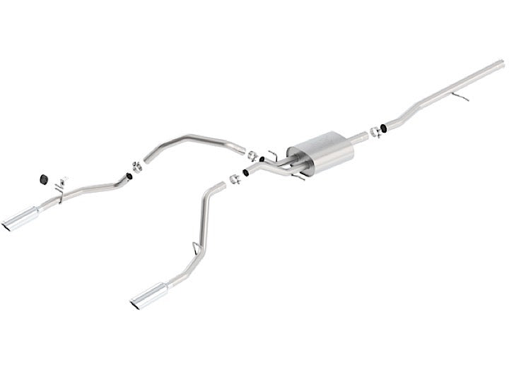 14-15 SILVERADO/SIERRA 1500 5.3L DOUBLE CAB STD BED (78.7IN)CREW CAB SHORTBED(69.3IN)143.5IN WB Borla Exhaust