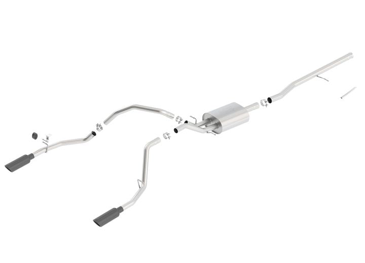 14-15 Silverado/Sierra 1500 5.3L V8 ATAK Cat-Back Exhaust System 2.75 In/2.25 Out With Black Tip Borla Exhaust