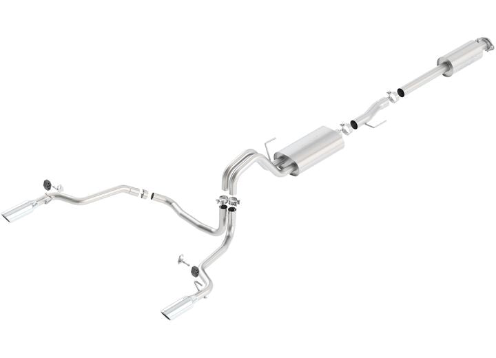 15-C F150 3.5L/5.0L EXTENDED CAB 78.8IN CREW CAB 67.0IN 145IN WB S-TYPE CAT-BAC Borla Exhaust