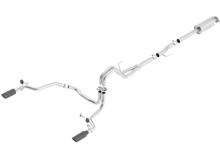 15-20 F150 3.5L/2.7L/5.0L AT EC/CC (NO RAPTOR) ATAK EXHAUST SYSTEM W/4IN TIP Borla Exhaust
