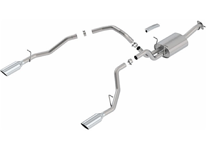 RAM 1500 19 5.7L V8 AT 2+4WD 4DR CC SB (5FT7IN BOX) 144.6IN WB 3IN, 2.5IN S-TYPE Borla Exhaust