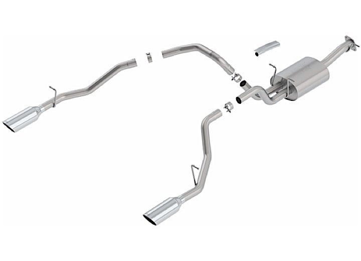 RAM 1500 19 5.7L V8 AT 2+4WD 4DR CC SB (5FT7IN BOX) 144.6IN WB 3IN, 2.5IN ATAK Borla Exhaust
