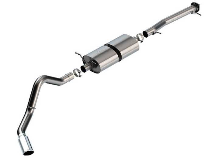 20-C Silverado/Sierra 2500 6.6L Cat-Back S-Type Exhaust System with 3.5in Chrome Tip Borla Exhaust