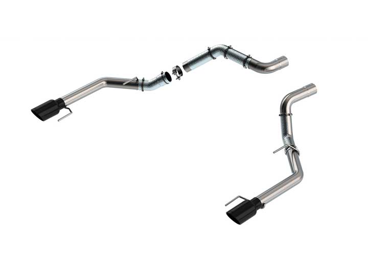 21-23 RAPTOR 3.5L V6 AT 2/4WD 4DR CC SB S RD RL AC BC SR 3 IN TAILPIPE & TIPS BLACK CHROME Borla Exhaust