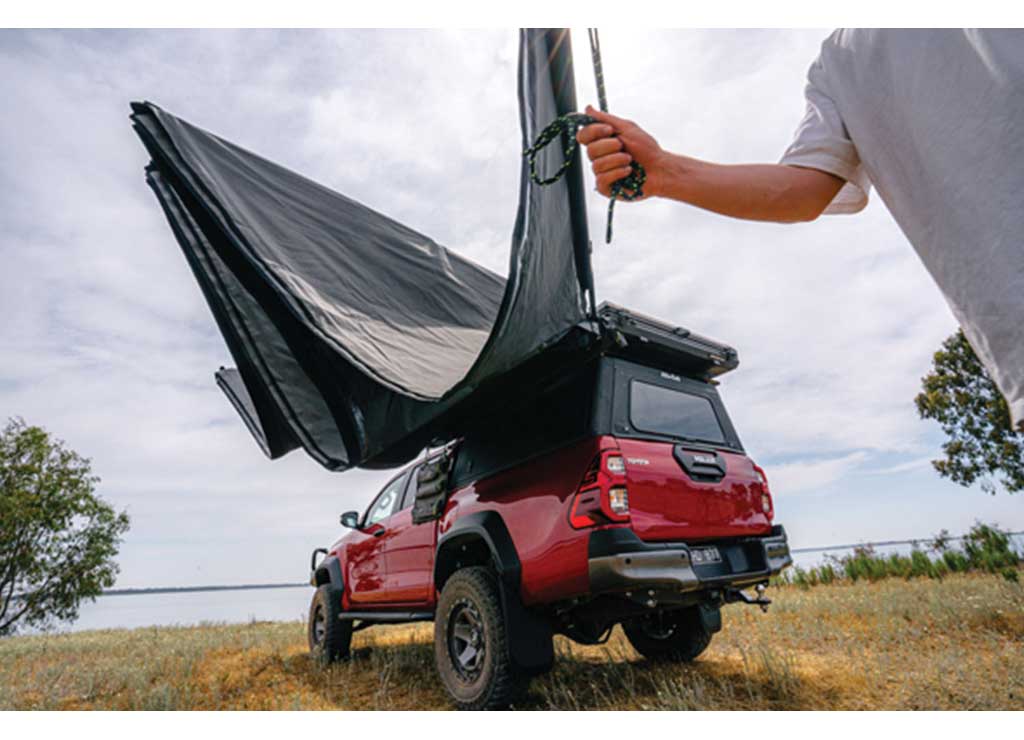 Ironman 4x4 - DELTAWING 6.5FT FREESTANDING AWNING WITH LED LIGHTS - 270 - DEGREE WATERPROOF UV50 KIT FOR RIGHT SIDE