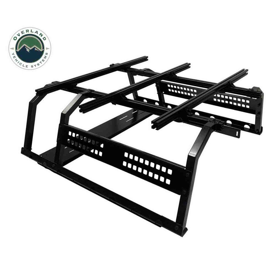 FULL-SIZE TRUCK DISCOVERY RACK WITH SIDE CARGO PLATES AND FRONT TRAY SYSTEM KIT