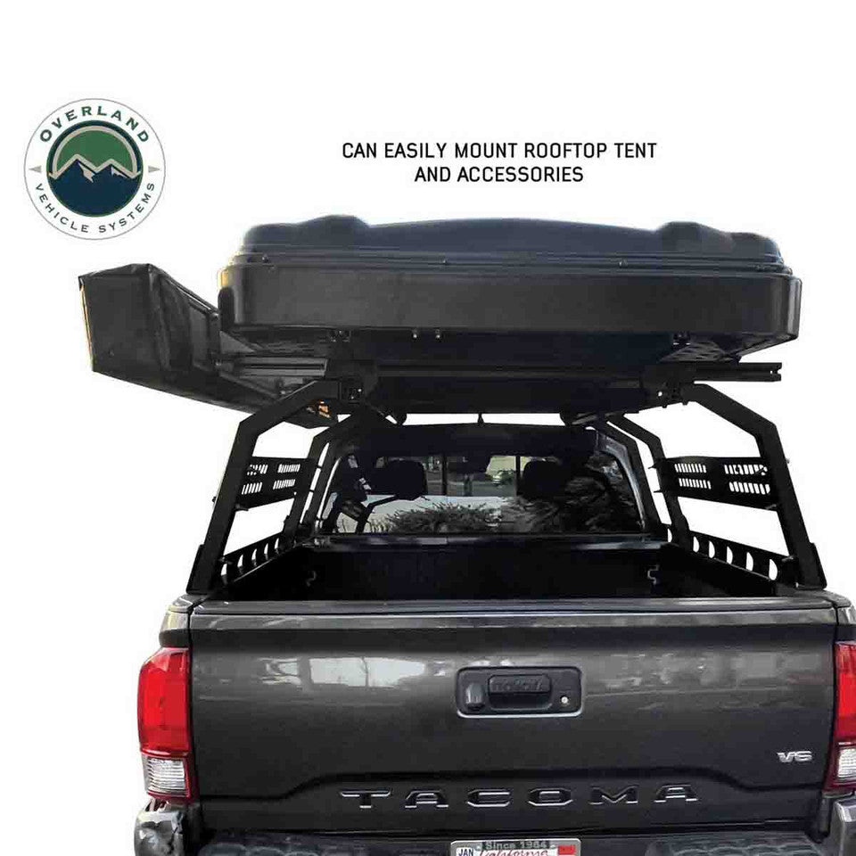 FULL-SIZE TRUCK DISCOVERY RACK WITH SIDE CARGO PLATES AND FRONT TRAY SYSTEM KIT