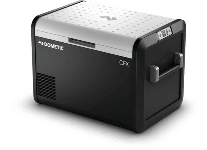 DOMETIC Outdoors CFX355IM AC/DC Powered Cooler for USA – 53L Capacity, Fits 83 Cans, 120V UL Plug, Built-in Ice Maker, Portable Freezer and Fridge
