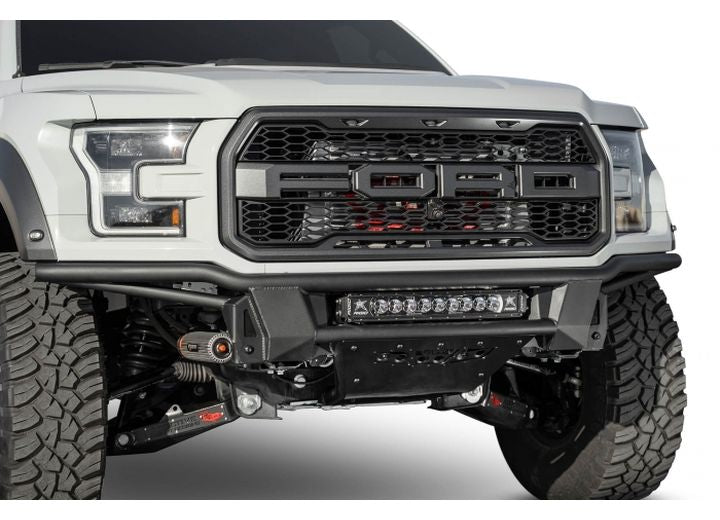 17-20 F150 RAPTOR ADD PRO BOLT-ON FRONT BUMPER W/6 DUALLY MOUNTS/20" UNIVERSAL MOUNT-HAMMER BLACK