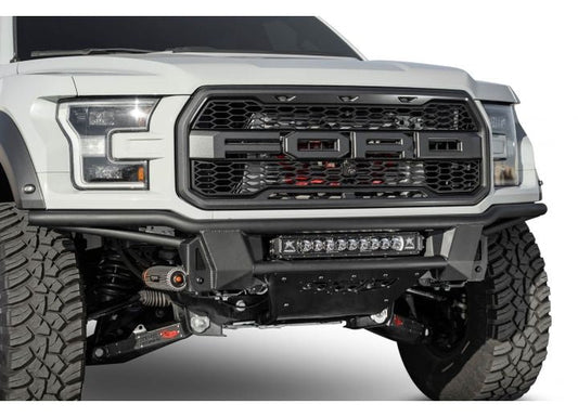 17-20 F150 RAPTOR ADD PRO BOLT-ON FRONT BUMPER W/6 DUALLY MOUNTS/20" UNIVERSAL MOUNT-HAMMER BLACK