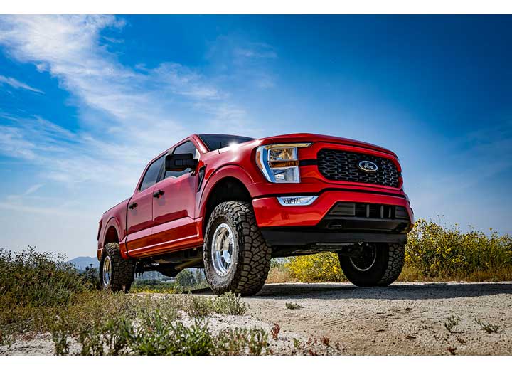 F150 4WD 3.5-4.5 Inch Stage 1 Suspension System with Billet Upper Control Arms