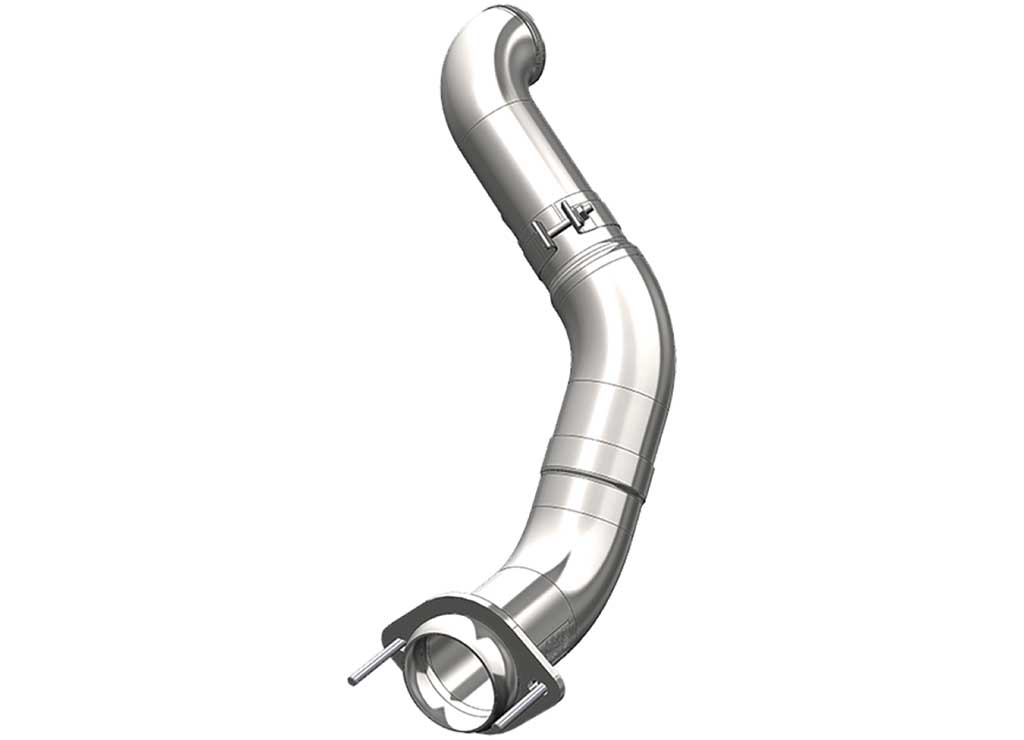 FORD 6.7L POWERSTROKE 4-INCH PERFORMANCE TURBO DOWNPIPE - T409 STAINLESS STEEL MBRP, Inc.