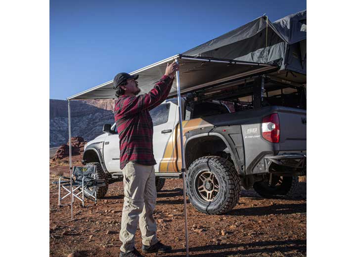 GEN2 8FT TENT AWNING; 8.2FT X 6.2FT LONG; TACTICAL GRAY