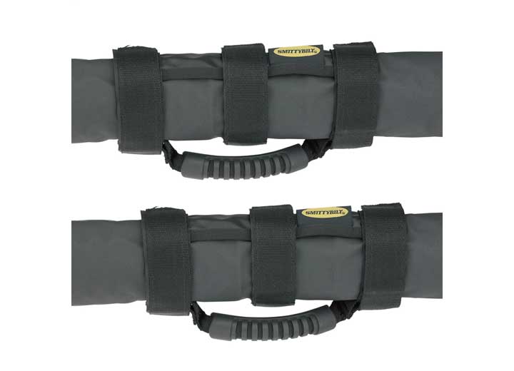 Smittybilt Extreme Grab Handle Pair - Black, 2007-2018 Jeep Wrangler JK 2/4-Door