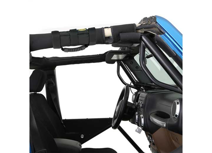 Smittybilt Extreme Grab Handle Pair - Black, 2007-2018 Jeep Wrangler JK 2/4-Door