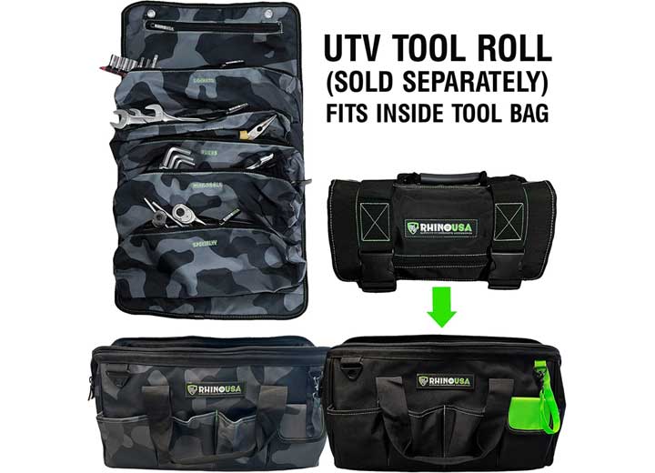 Professional Black Heavy-Duty Tool Carrier