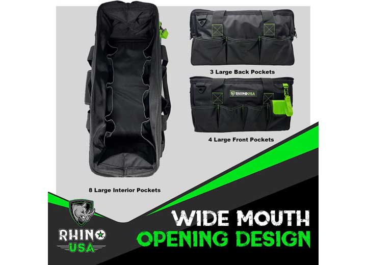 Professional Black Heavy-Duty Tool Carrier