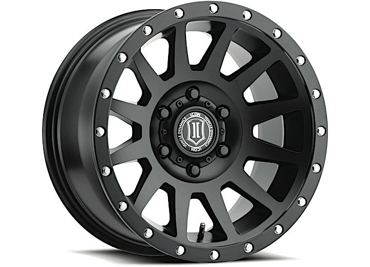 17 X 8.5 COMPRESSION 6 X 135 5INBP 6MM OFFSET- SAT BLACK