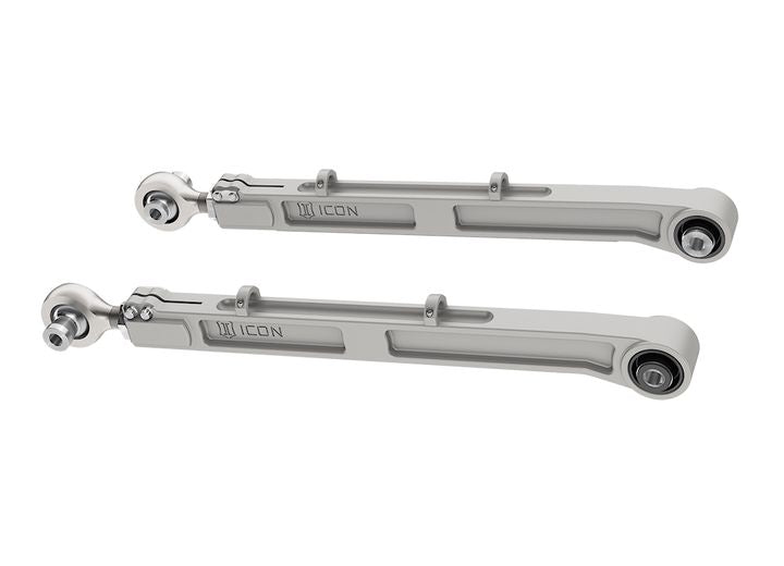 ICON 2021-2023 Ford Bronco Rear Billet Lower Link Kit – CNC Machined 6061 Aluminum, On-Vehicle Adjustability, and Maximum Off-Road Performance