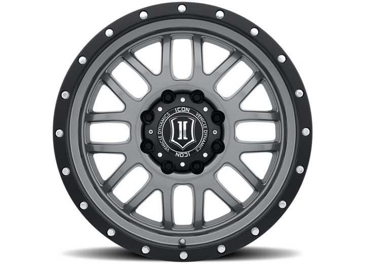 ICON ALLOYS ALPHA GUN MTL - 20 x 9 / 6 x 135 / 16MM / 5.625" BS