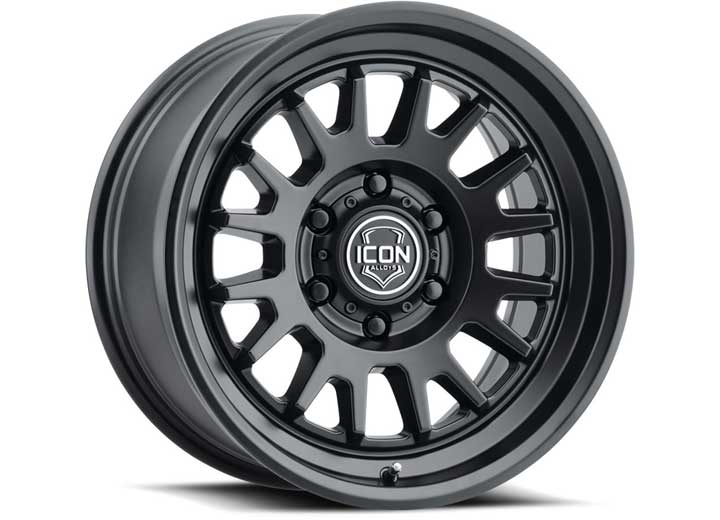 ICON ALLOYS ANZA SATIN BLACK - 17 X 8.5 / 5 X 5 / -6MM / 4.5IN BS