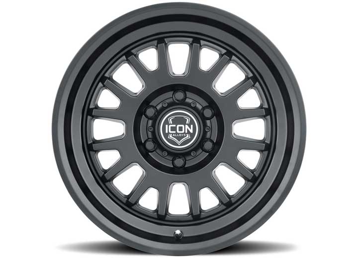 ICON ALLOYS ANZA SATIN BLACK - 17 X 8.5 / 5 X 5 / -6MM / 4.5IN BS