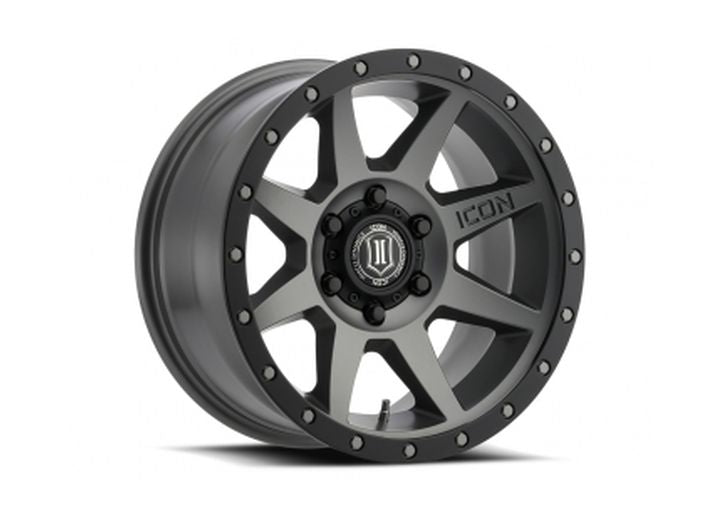 Icon Vehicle Dynamics - ICON ALLOYS Rebound 17x8.5 Titanium Wheels 6x5.5 Bolt Pattern