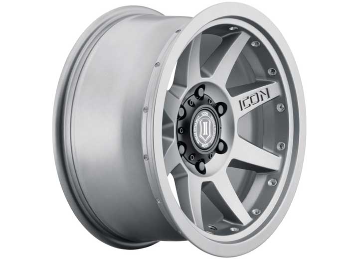 17" REBOUND PRO WHEELS SIZE 17X8.5 FINISH TITANIUM BOLT PATTERN 5 x 5" BACKSPACE 4.5" OFFSET -6mm