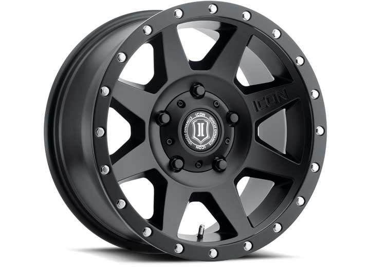 Icon Vehicle Dynamics - ICON Alloys Rebound Satin Black - 18 x 9 Wheel - 5 x 150 Bolt Pattern - 25mm Offset - 6" Backspacing