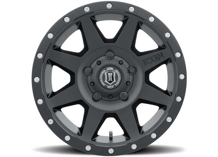 Icon Vehicle Dynamics - ICON Alloys Rebound Satin Black - 18 x 9 Wheel - 5 x 150 Bolt Pattern - 25mm Offset - 6" Backspacing