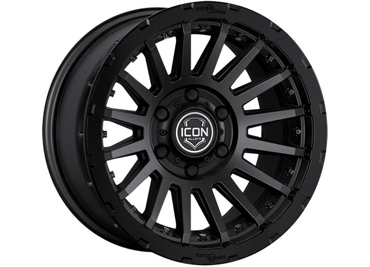 ICON ALLOYS RECON PRO SATIN BLACK - 17 X 8.5 / 6X5.5 / 0MM / 4.75IN BS