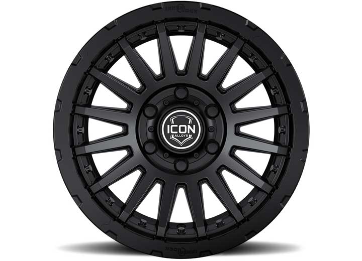 ICON ALLOYS RECON PRO SATIN BLACK - 17 X 8.5 / 6X5.5 / 0MM / 4.75IN BS