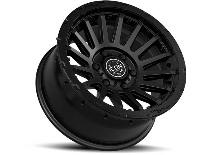 ICON ALLOYS RECON PRO SATIN BLACK - 17 X 8.5 / 6X5.5 / 0MM / 4.75IN BS