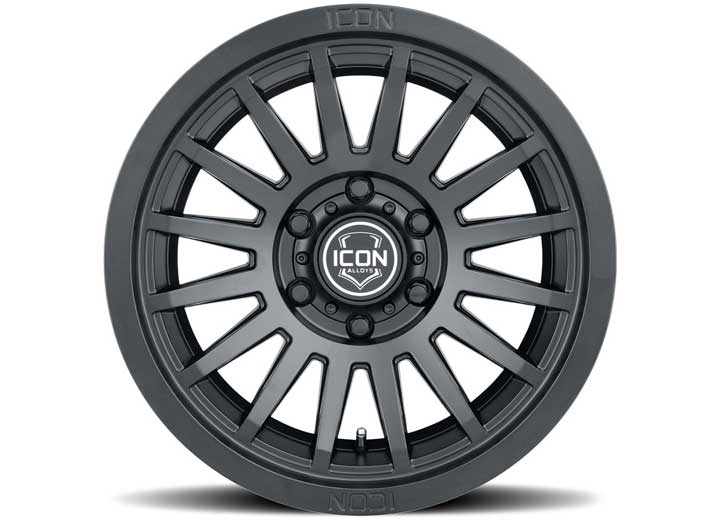 ICON Alloys Recon SLX Satin Black 18x9 Wheel - 6x5.5 Bolt Pattern, 0mm Offset, 5in Backspacing