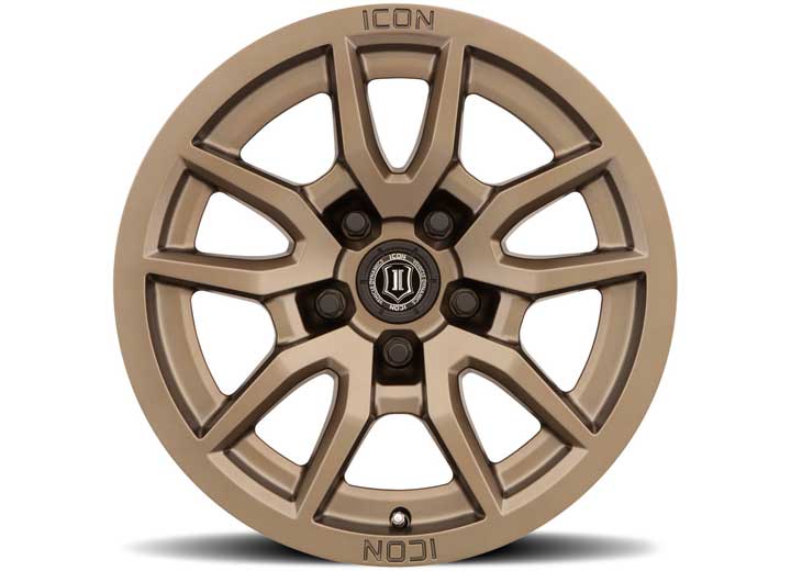 ICON ALLOYS VECTOR 5 Bronze Wheel - 17 x 8.5 - 5 x 150 Bolt Pattern - 25mm Offset - 5.75" Backspacing