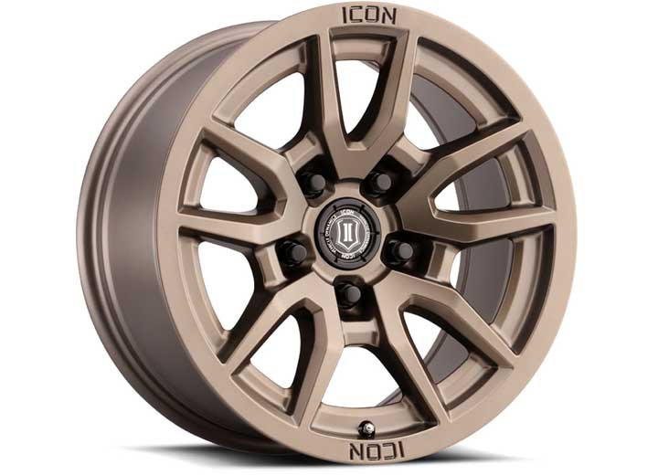 ICON ALLOYS VECTOR 5 Bronze Wheel - 17 x 8.5 - 5 x 150 Bolt Pattern - 25mm Offset - 5.75" Backspacing