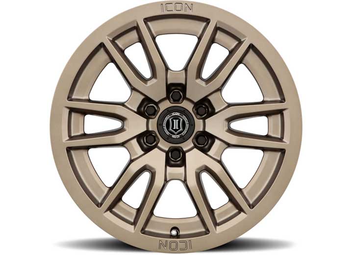 Icon Vehicle Dynamics - ICON Alloys Vector 6 Bronze 17x8.5 Wheel 6x5.5 Bolt Pattern 0mm Offset