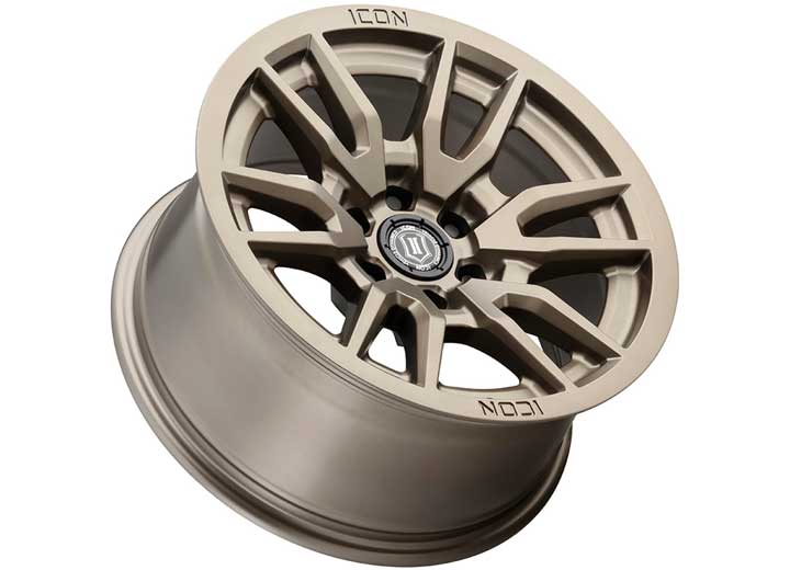 Icon Vehicle Dynamics - ICON Alloys Vector 6 Bronze 17x8.5 Wheel 6x5.5 Bolt Pattern 0mm Offset