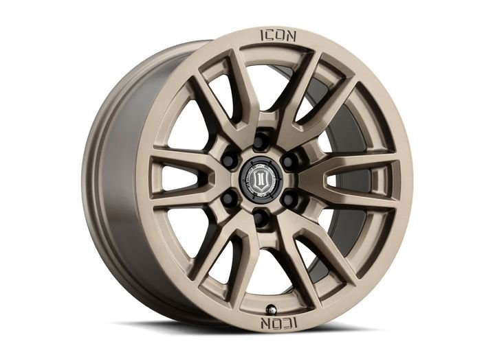 Icon Vehicle Dynamics - ICON Alloys Vector 6 Bronze 17x8.5 Wheel 6x5.5 Bolt Pattern 0mm Offset