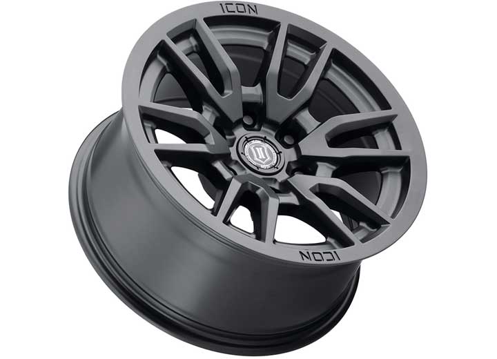 ICON ALLOYS VECTOR 6 SAT BLK Wheels - 17x8.5 - 6x5.5 - 0mm Offset