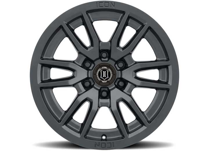 ICON ALLOYS VECTOR 6 SAT BLK Wheels - 17x8.5 - 6x5.5 - 0mm Offset