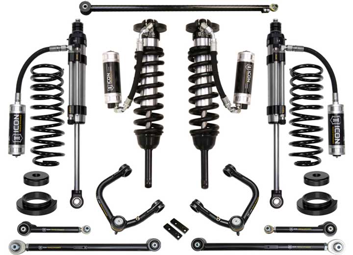 Icon Vehicle Dynamics Stage 3 Suspension System for 2004-2008 Ford F150 4WD with Tubular Upper Control Arms - 0-2.63" Lift