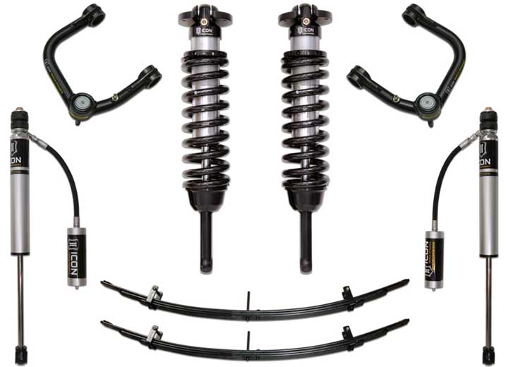 Icon Vehicle Dynamics Stage 3 Suspension System for Toyota Tacoma (2005-2023) - Adjustable Lift & Tubular UCA