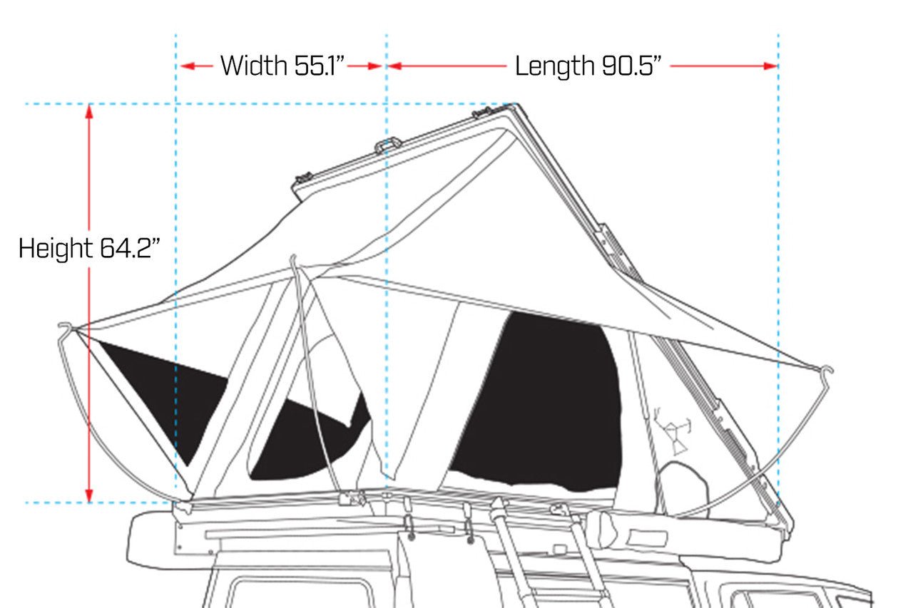 Ironman 4x4 Orion 1400 Adventure Rooftop Tent