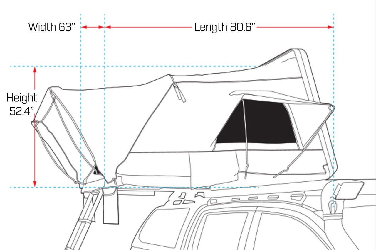 Ironman 4x4 Ursa 1300 Adventure Rooftop Tent