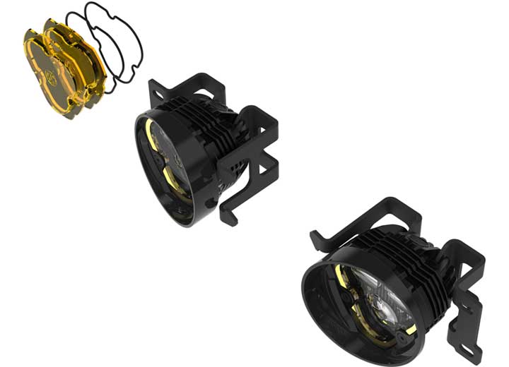 KC Hilites 12-C LED Fog Light Master Kit for TACOMA/4RUNNER/TUNDRA - Ultimate Off-Road Visibility and Performance